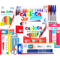 Pack Escolar Completo 56 Piezas – Hecho en Italia | Material Escolar para Niños y Niñas