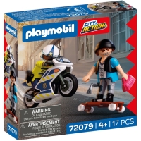 PLAYMOBIL CITY ACTION PERSECUCION EN MOTO