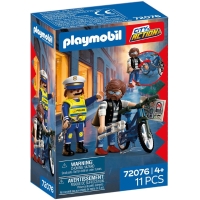 PLAYMOBIL CITY ACTION ROBO DE BICICLETA