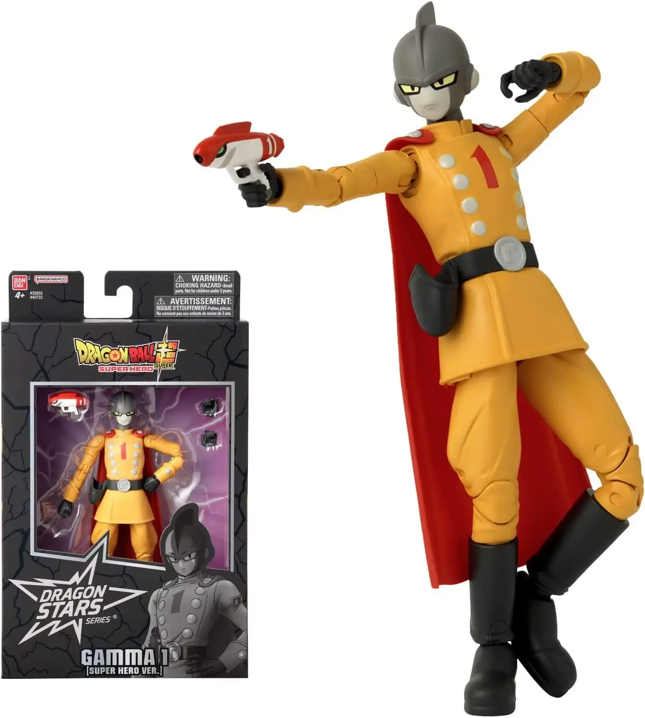 BANDAI DRAGON BALL GAMMA 1 SUPER HERO VER. DRAGON STARS FIGURA 17cm